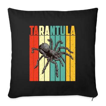 Tarantula - Sofa pillow with filling 45cm x 45cm - black - Front