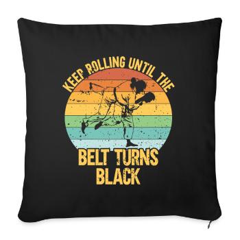 Jiu Jitsu - Sofakissen mit Füllung 45 x 45 cm - Schwarz - Vorne