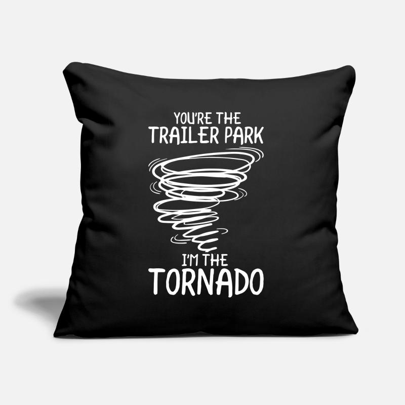 Tornade Coussin et housse de 45 x 45 cm
