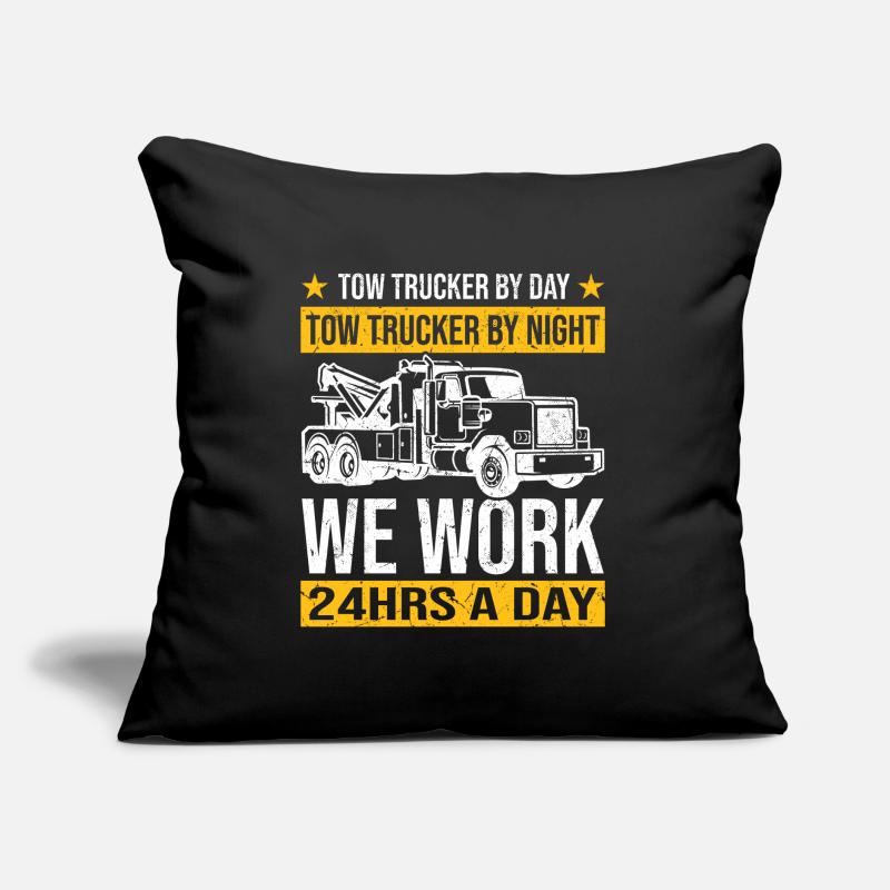 Abschleppwagen | Abschlepper Auto Panne Geschenke Sofakissen mit Füllung 45 x 45 cm