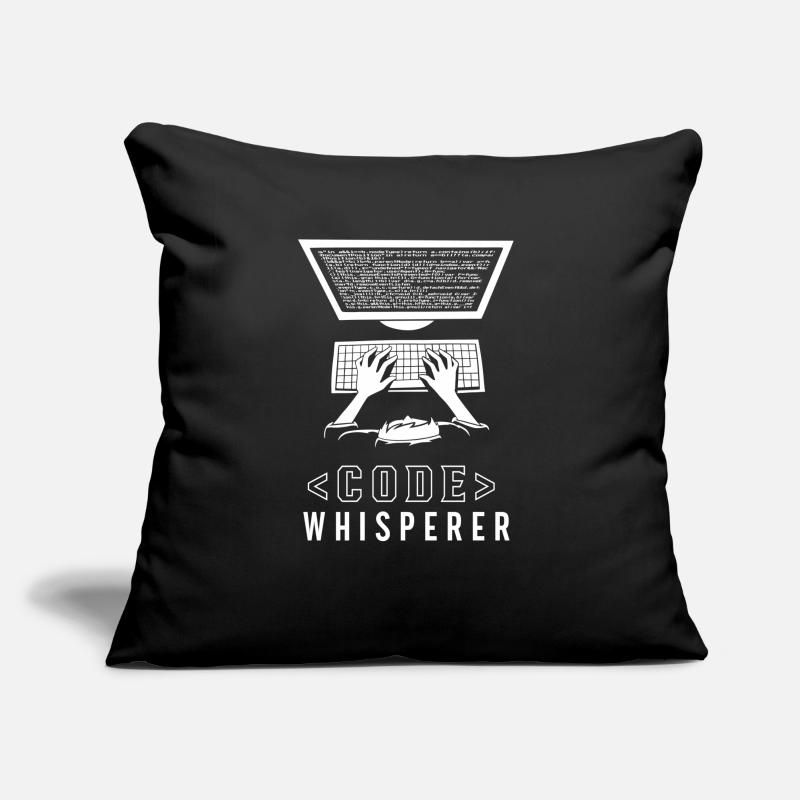 Code Flüsterer Programmierer Coding Coder Sofakissen mit Füllung 45 x 45 cm