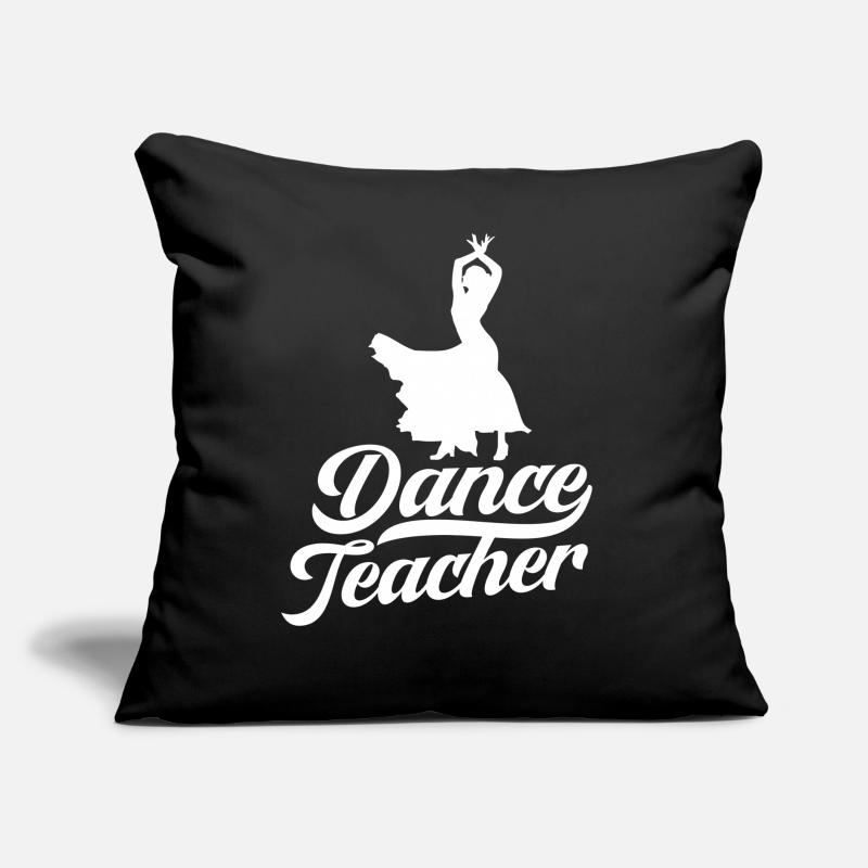 Professeur de danse Cours de danse Professeur de danse École de danse Coussin et housse de 45 x 45 cm