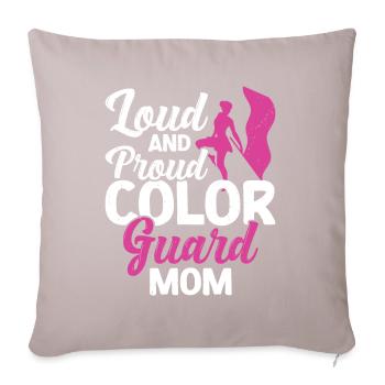 Color protection - Sofa pillow with filling 45cm x 45cm - light taupe - Front