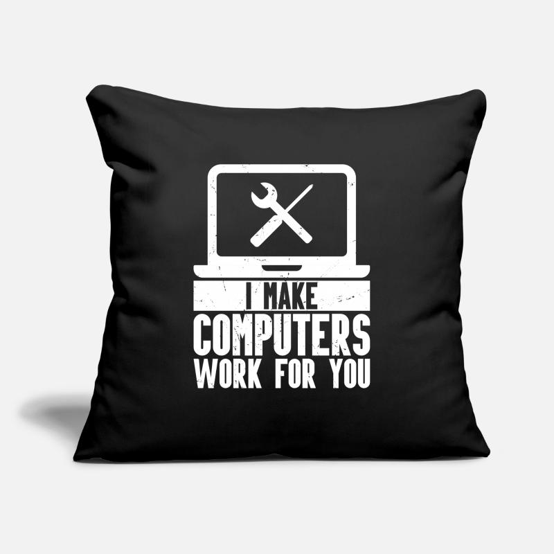 Computerreparaturtechnologie -Support -Technologie Sofakissen mit Füllung 45 x 45 cm
