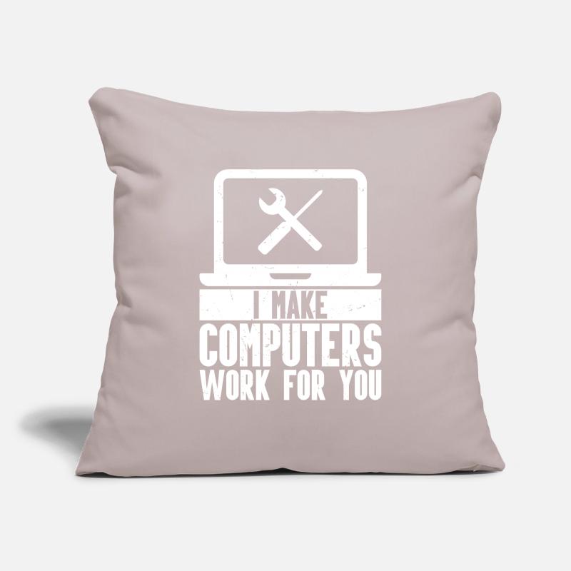 Computer Repair Technology Support Technology Sofa pillow with filling 45cm x 45cm