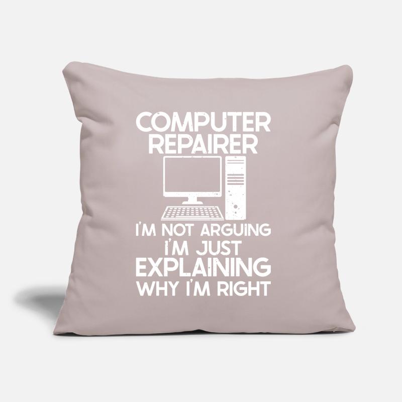 Computer Repair Technology Support Technology Sofa pillow with filling 45cm x 45cm