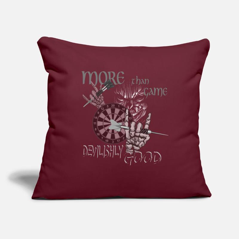 Dart Design devilishly good, Dart devilishly good, Sofa pillow with filling 45cm x 45cm