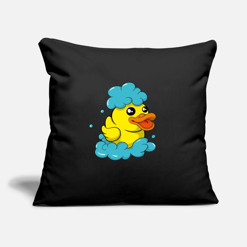 Rubber Duck Cute Bathing Duck Bathing Fun Soap Maker Sofa pillow with filling 45cm x 45cm