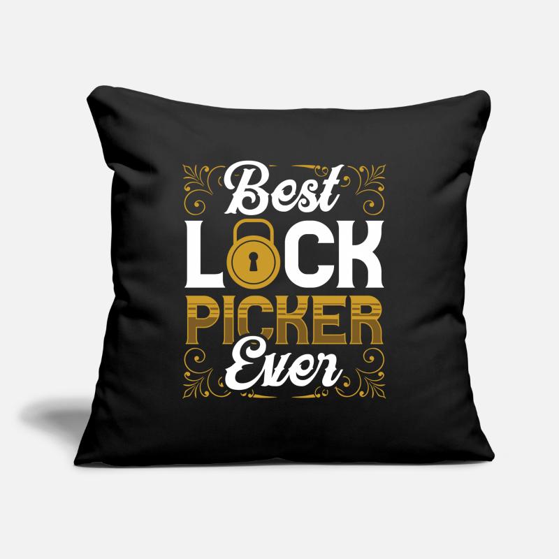 The Best Lock Picker Ever Lock Picking Sofa pillow with filling 45cm x 45cm