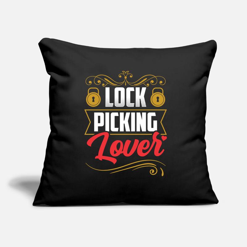 Lock Picking Lovers Cracker Lock Cracking Sofa pillow with filling 45cm x 45cm