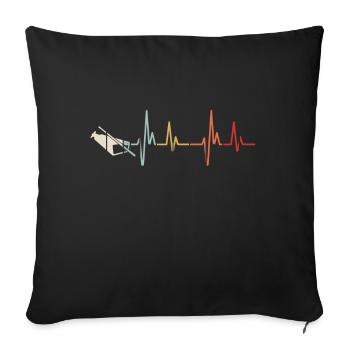 Cowbell More Cowbell-Vintager - Sofa pillow with filling 45cm x 45cm - black - Front