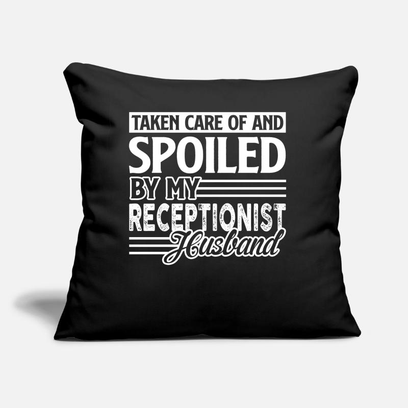 Receptionist Spoiled By Receptionist Husband Sofa pillow with filling 45cm x 45cm