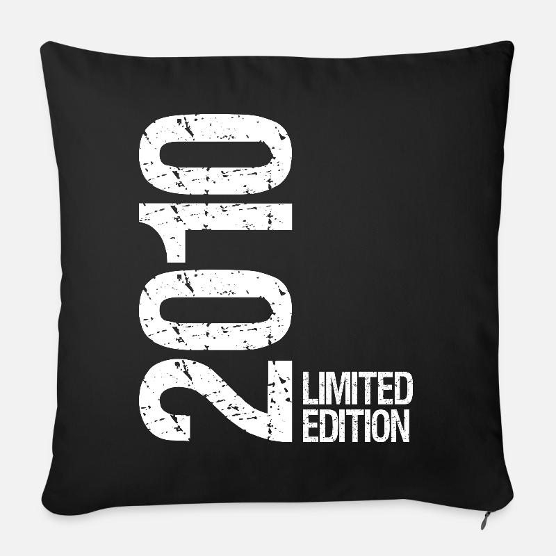Édition limitée 2010 - Coussin et housse de 45 x 45 cm - noir