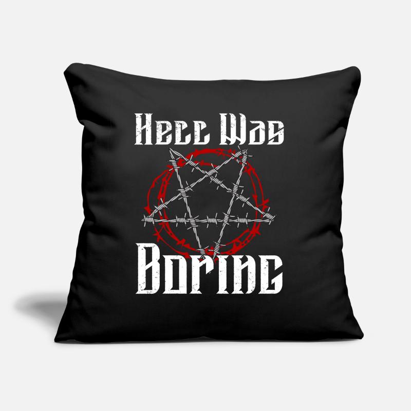 Satan Beelzebub Devil Gothic Pentagram Mystical Sofa pillow with filling 45cm x 45cm