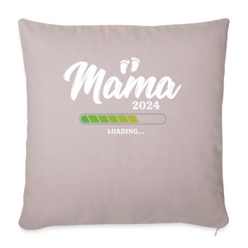 Mama Loading 2024 (Garantie du prix le plus bas) - Coussin et housse de 45 x 45 cm - taupe clair - Devant