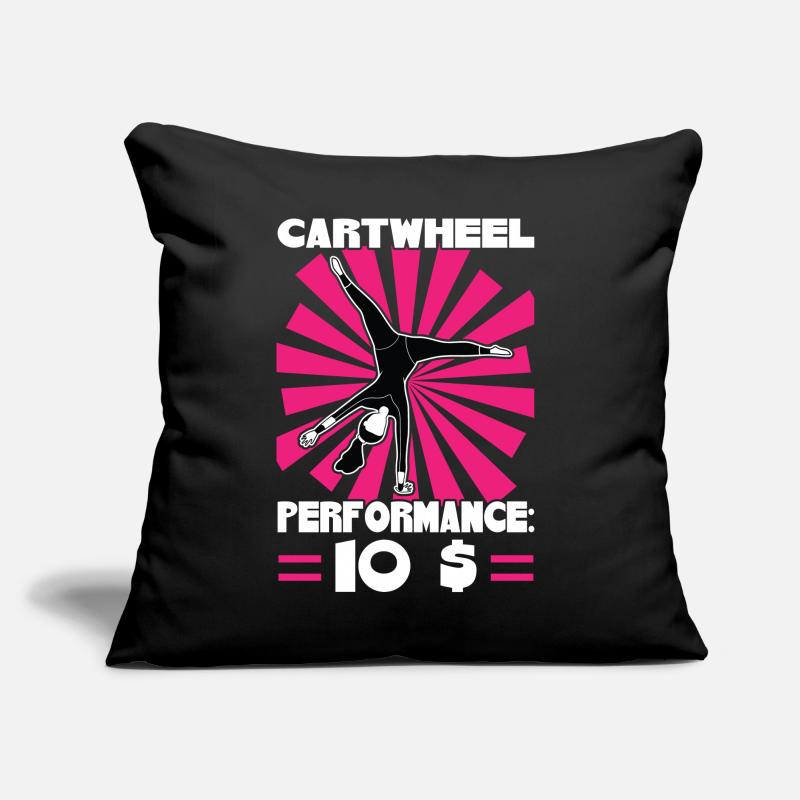 Performance de la roue de charrette pour 10 dollars Coussin et housse de 45 x 45 cm