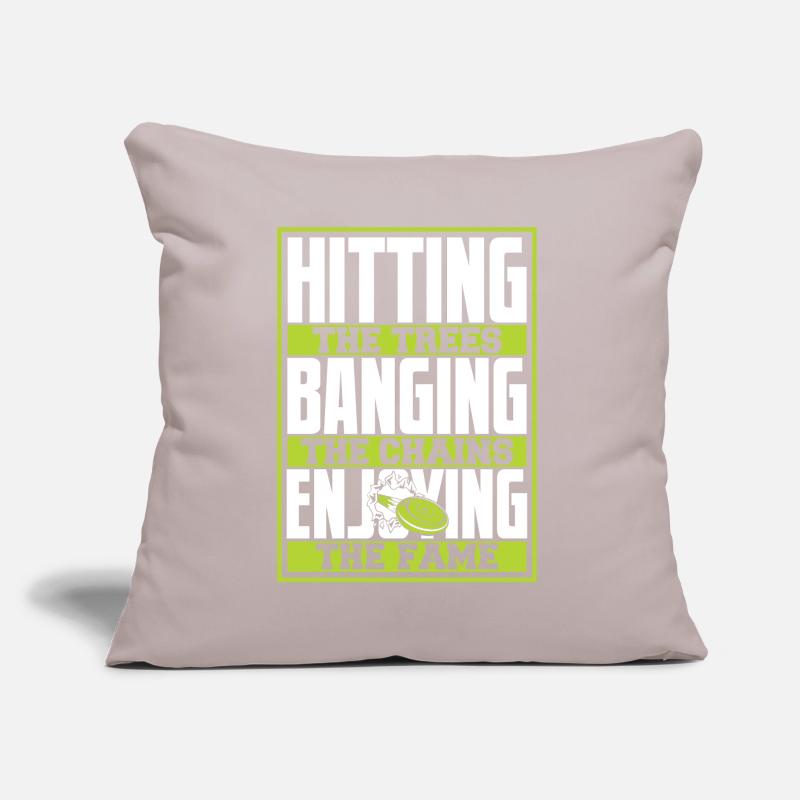Hitting Trees Banging Chains Enjoying Fame Sofa pillow with filling 45cm x 45cm