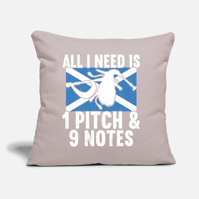 Cornemuse Cornemuse Cornemuse Écosse Coussin et housse de 45 x 45 cm