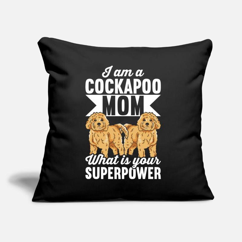 Cockapoo Chien Coussin et housse de 45 x 45 cm