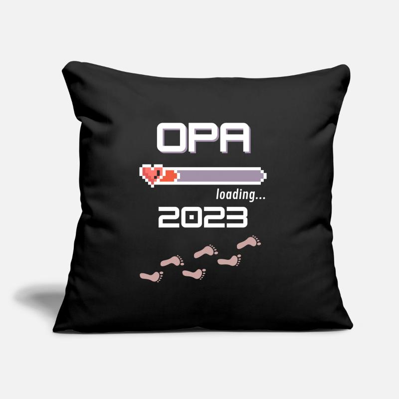 Opa 2023 loading... Sofakissen mit Füllung 45 x 45 cm