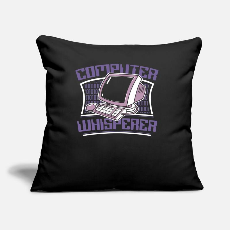 Computer Whisperer Admin Administrateur des opérations informatiques Coussin et housse de 45 x 45 cm