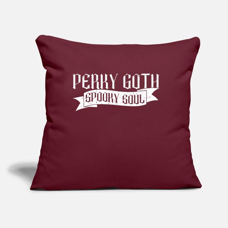 Perky Goth - Âme effrayante - Bubble Goth Perky Goth Coussin et housse de 45 x 45 cm