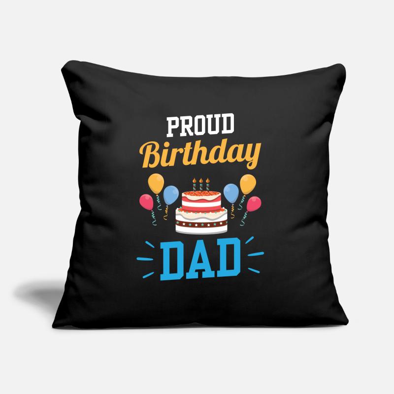 Stolzer Geburtstagspapa Papi Vater Geburtstag Sofakissen mit Füllung 45 x 45 cm