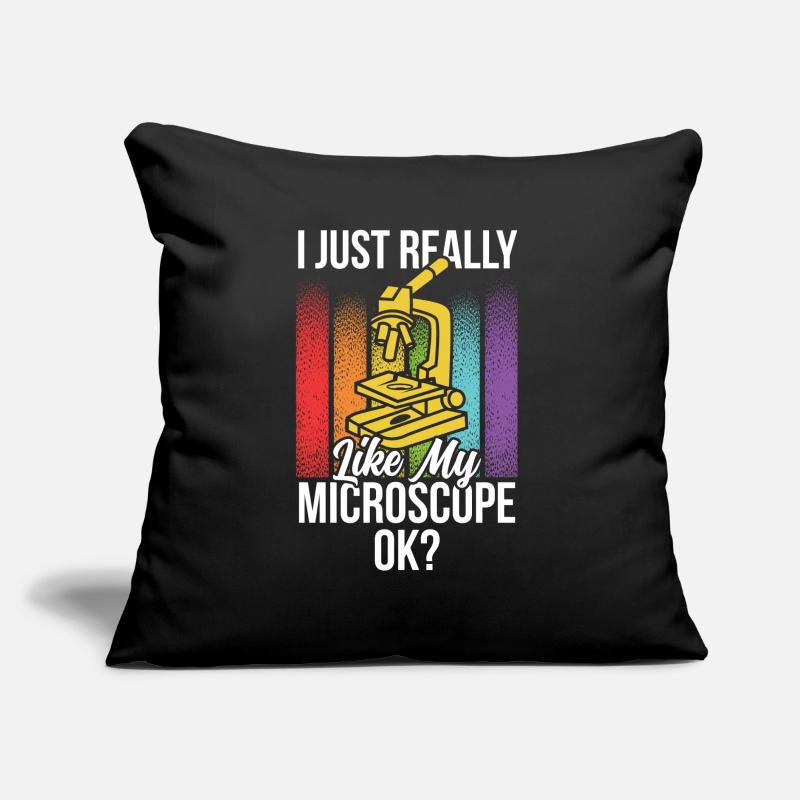 J’aime vraiment mon microscope Microscope Coussin et housse de 45 x 45 cm