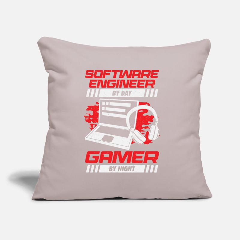 Funny Software Engineer Developer Programmer Gift Sofakissen mit Füllung 45 x 45 cm