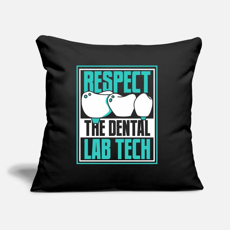 Respect Assistante Technique Dentaire Laboratoire Dentaire Coussin et housse de 45 x 45 cm