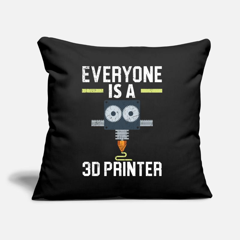 Jeder ist ein 3D-Drucker, Machinist, CNC-Programmi Sofakissen mit Füllung 45 x 45 cm