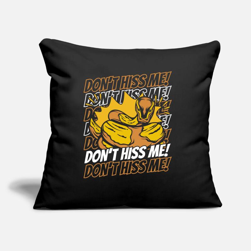 Ne sifflez pas sa banane python schuppenkriechtiere Coussin et housse de 45 x 45 cm
