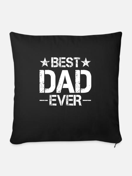 Bester Vater - Sofakissen mit Füllung 45 x 45 cm - Schwarz