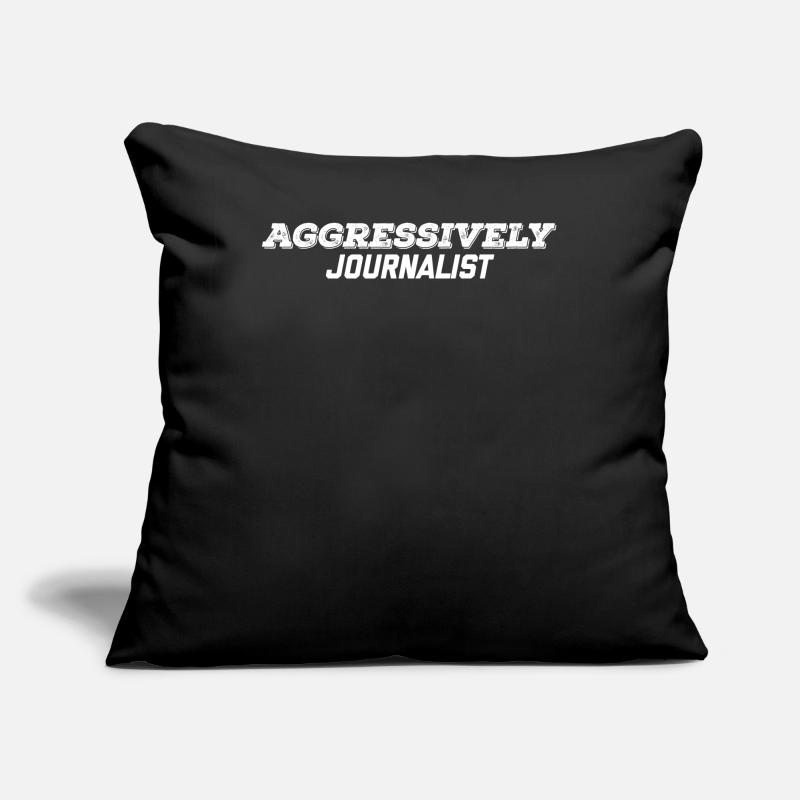 aggressively journalist Sofa pillow with filling 45cm x 45cm