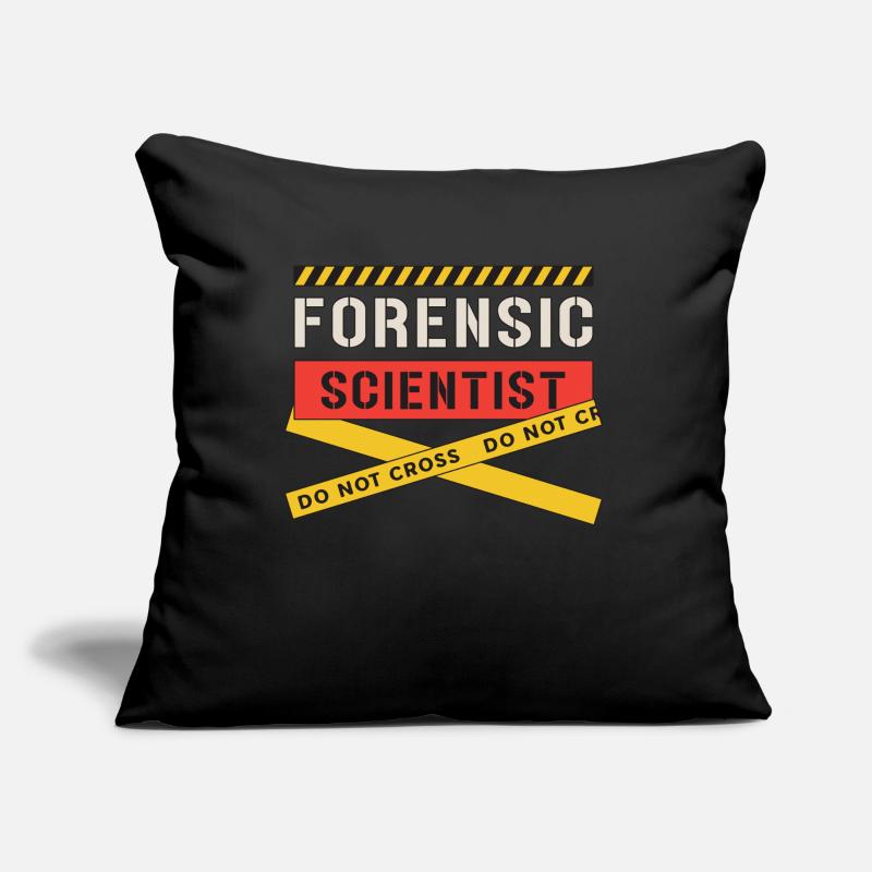 Forensic Scientist Do Not Cross Forensics Autopsy Sofa pillow with filling 45cm x 45cm