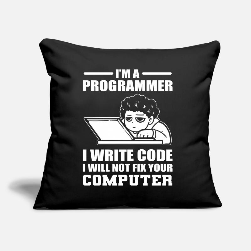 Programmierhumor Softwareentwickler Sofakissen mit Füllung 45 x 45 cm