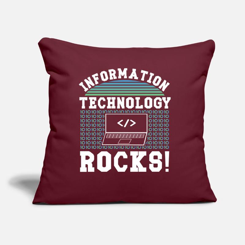 Software Developer Information Technology Rocks Sofa pillow with filling 45cm x 45cm