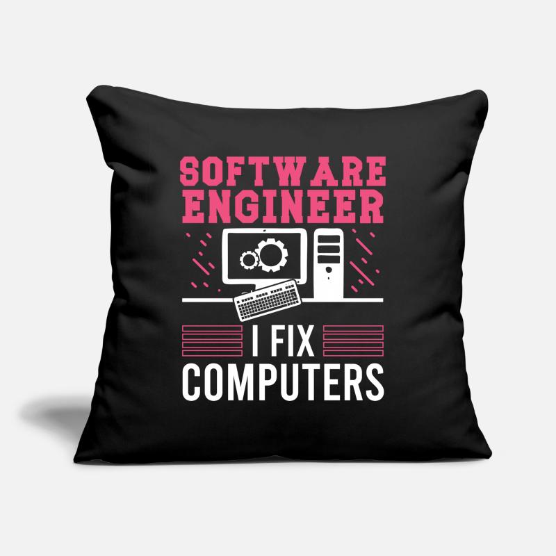 Softwareentwickler Software Engineer Fix Computers Sofakissen mit Füllung 45 x 45 cm