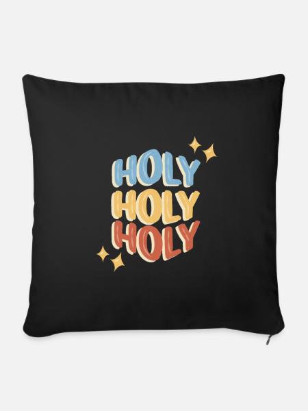 Holy - Sofakissen mit Füllung 45 x 45 cm - Schwarz