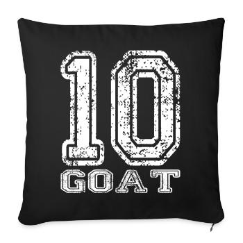Chèvre - Coussin et housse de 45 x 45 cm - noir - Devant