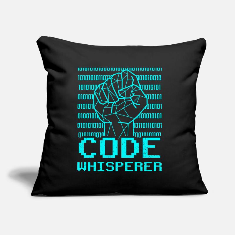 Code Flüsterer Coding Coder Programmierer Sofakissen mit Füllung 45 x 45 cm