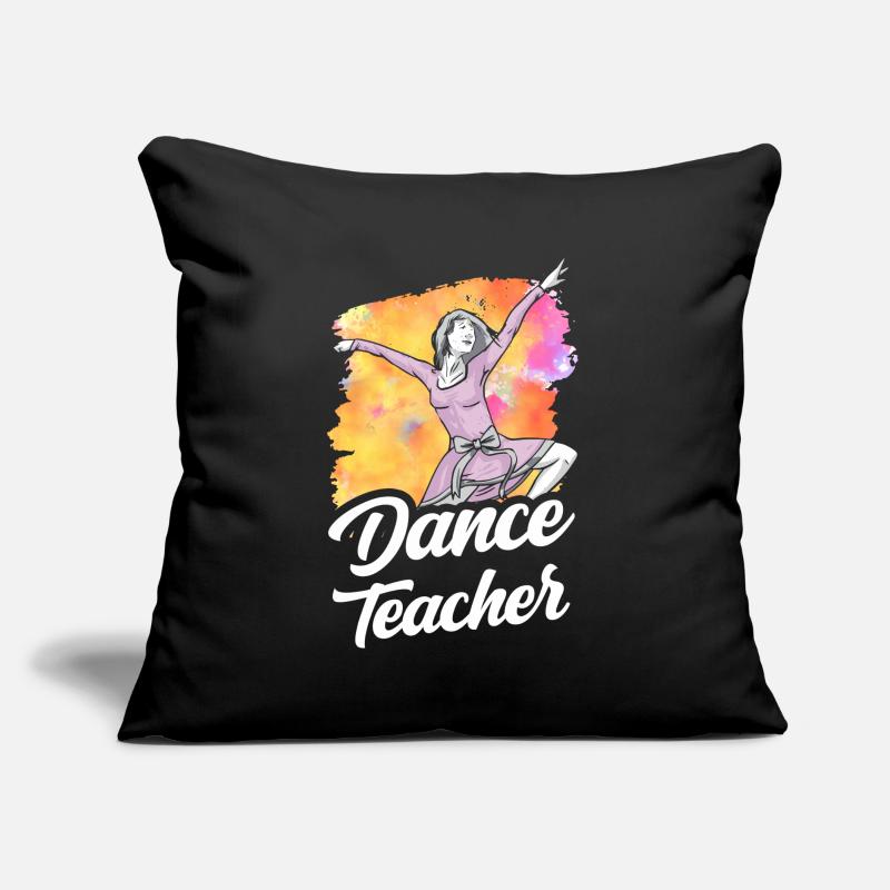 Professeur de danse Cours de danse Professeur de danse École de danse Coussin et housse de 45 x 45 cm