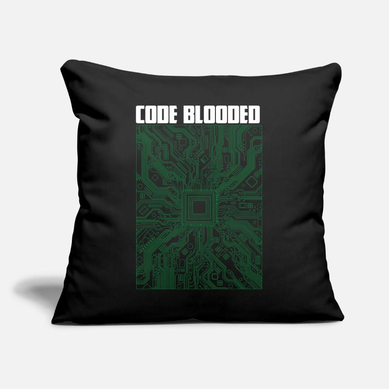Code blooded Sofa pillow with filling 45cm x 45cm