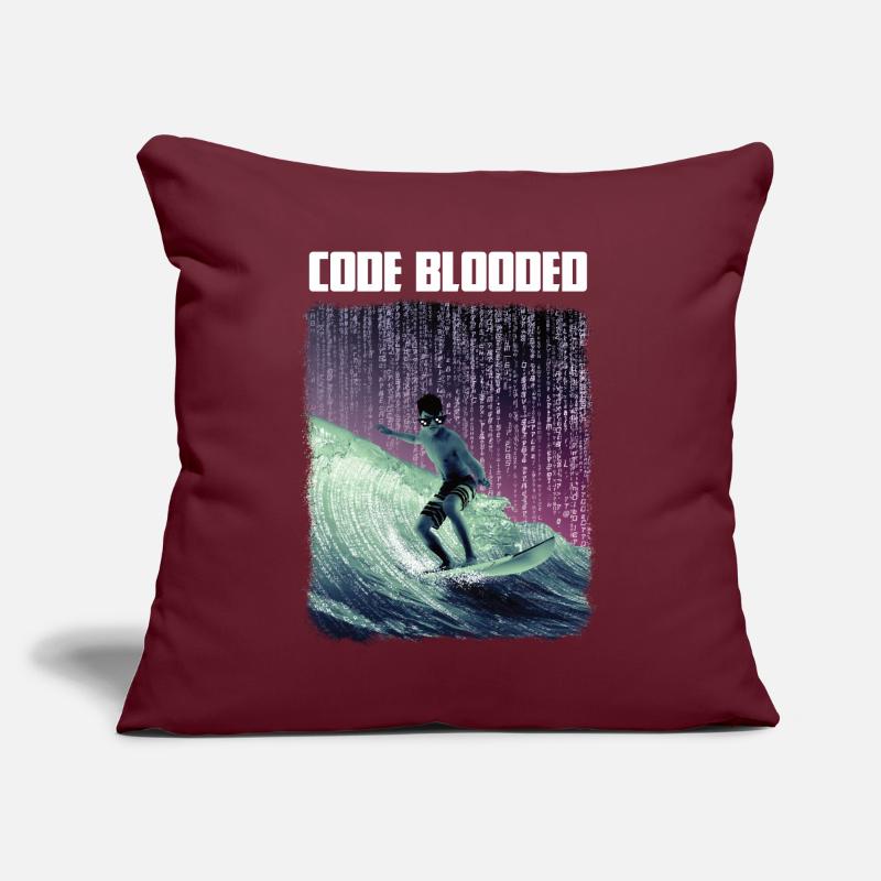 Code sanglé Coussin et housse de 45 x 45 cm