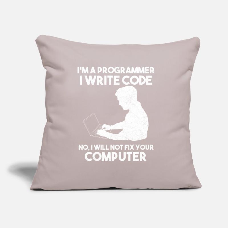 Programmierhumor Softwareentwickler Sofakissen mit Füllung 45 x 45 cm