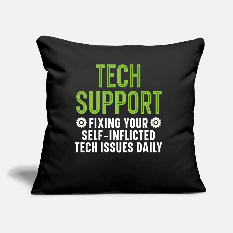 Don't worry, I know a thing or two about computers Sofa pillow with filling 45cm x 45cm