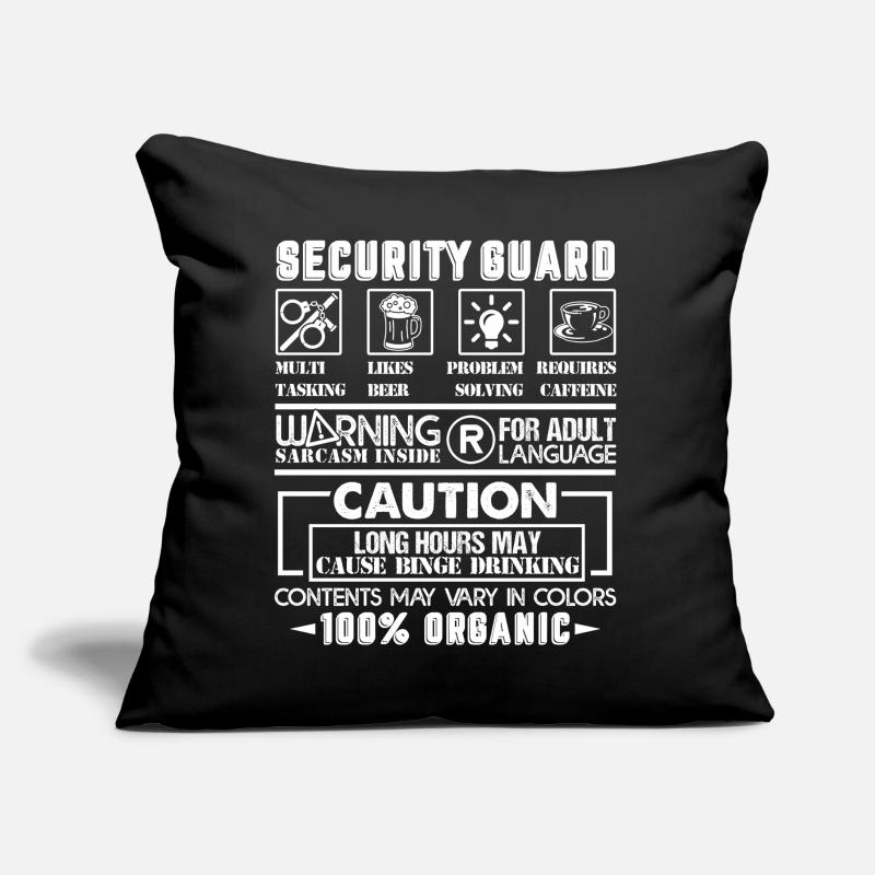 Security Guard Security Guard Solve Problems Sofa pillow with filling 45cm x 45cm