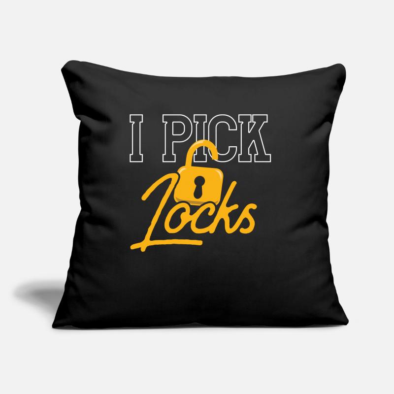 I Pick Locks Lock Lock Picking Knacker Sofa pillow with filling 45cm x 45cm