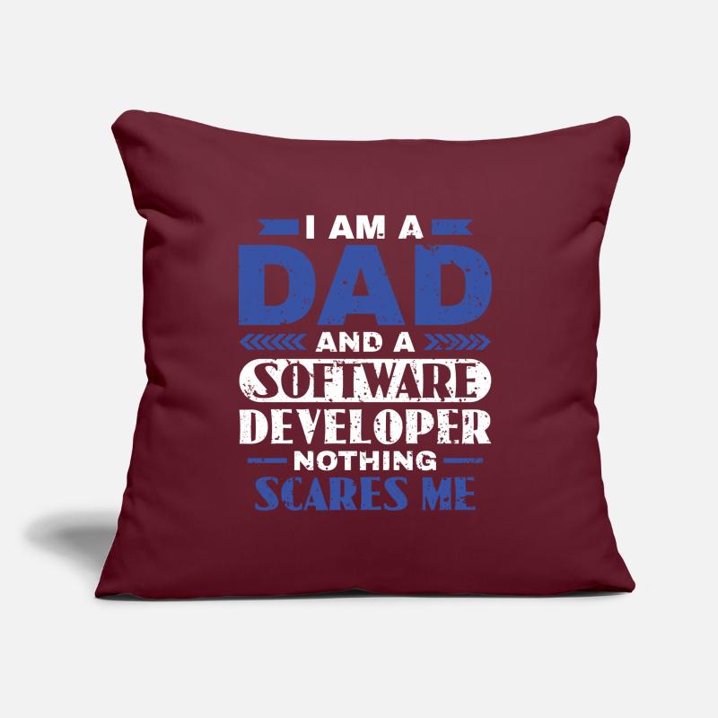 Software Developer Dad - Software Programmierer Sofakissen mit Füllung 45 x 45 cm