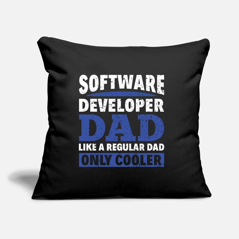 Software Developer Dad - Software Programmer Sofa pillow with filling 45cm x 45cm